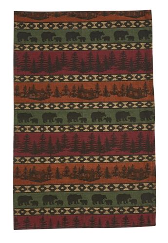 Mountain Bear Jacquard Dishtowel