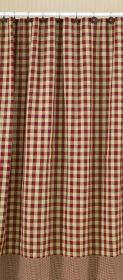 York Shower Curtain - Wine