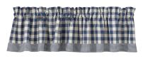 York Lights Valance - Blue - 14"L