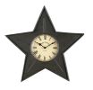Star Metal Clock - Black