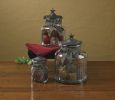 Black Star Glass Jar - 5.5"H