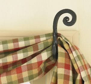 Forged Scroll Curtains Hook