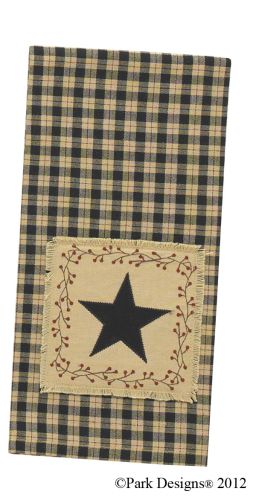 Star Patch Decorative Dishtowel