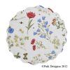 Wildflower Scalloped Round Placemat