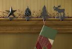 Fir Tree Stocking Hanger - Iron Finish