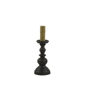 Candlestick Lamp 8.5" - Black