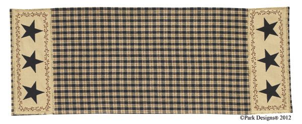 Star Patch Table Runner - 36"L