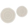 Lace Trivets Set - Cream