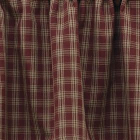 Sturbridge Lined Gathered Swag - 36"L - Wine