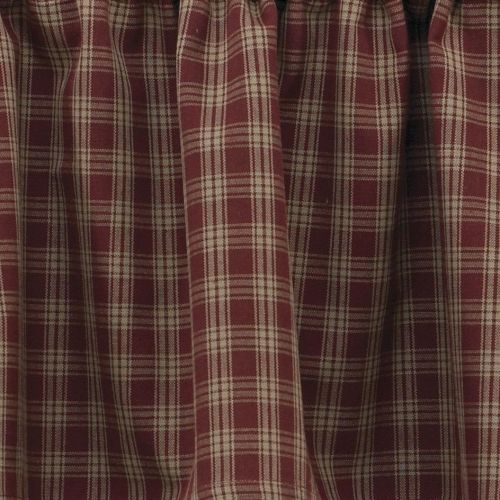 Sturbridge Lined Gathered Swag - 36"L - Wine