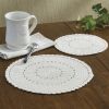 Lace Trivets Set - Cream