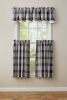 Dylan Lined Layered Valance - Slate