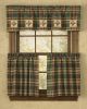 Pinecone Patch Lined Valance