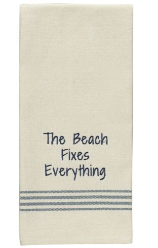 The Beach Fixes Everything Dishtowel