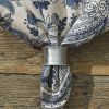 Hammered Cuff Napkin Ring - Pewter Finish