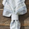 Crimped Napkin Ring - Cream
