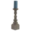 Brighton Wood Candlestick - 15"