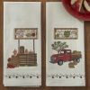 Cider Stand Printed Flour Sack Dishtowel