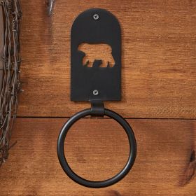 Black Bear Ring Hook