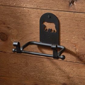 Black Bear Toilet Tissue Holder