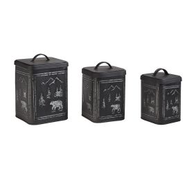 Black Bear Canisters Set