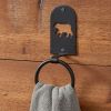 Black Bear Ring Hook