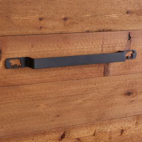 Black Bear Towel Bar 16"