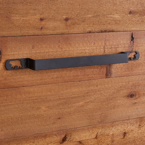 Black Bear Towel Bar 16"