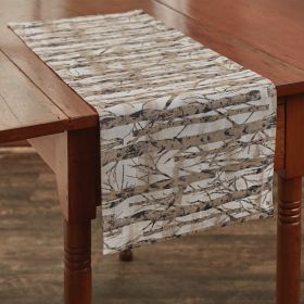 Birch  - Forest Table Runner  - 36"L