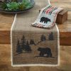 Bear Scene Table Runner  - 54"L