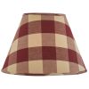 Wicklow Check Lampshade 12" - Garnet