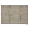 Black And Natural Block Print Placemat
