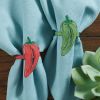 Chili Pepper Napkin Ring - Red