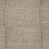 Black And Natural Block Print Table Runner 72"L