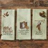 Bird Feeder's Still Empty Embroidered Dishtowel
