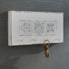 Distressed Tile Key Hook