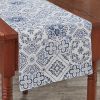 Williamsburg Delft Tile Runner 72"L