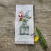 Wildflower Sketchbook Decorative Dishtowel