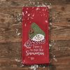 Farmhouse Snowman No Man Decorative Dishtowel