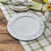 Distressed Tile Round Charger