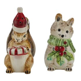 Farmhouse Snowman Salt & Pepper
