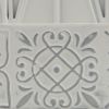Distressed Tile Napkin Caddy with Salt & Pepper