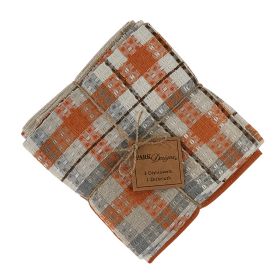 Apricot & Stone 3 Dishtowel 1 Dishcloth Set