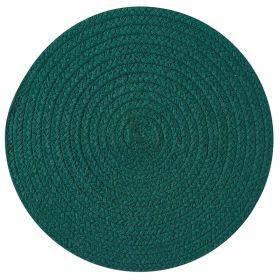 Essex Round Placemat - Peacock