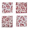 Wild Hearts Hearts Dishcloth Set 4