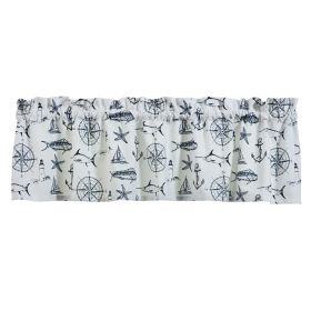 Captain's Quarters Valance 14"L - Natural