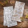 Graphic Leaf 2 Dishtowel Set