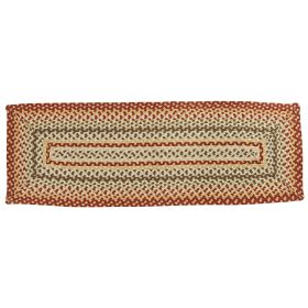 Mill Village Braided Rectangle Rug Runner 2X6