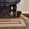 Cornbread Braided Rectangle Rug Runner 2X6