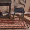 Folk Art Braided Rectangle Rug Runner 2X6